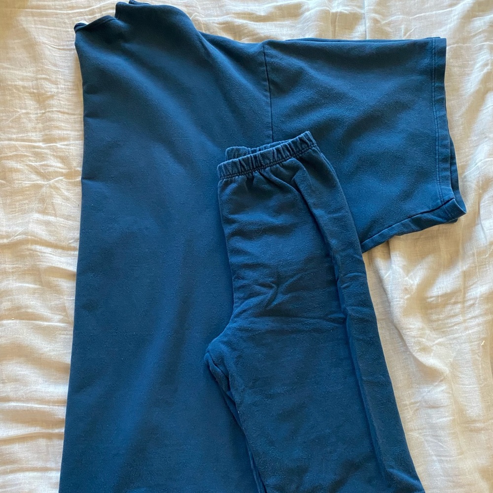 James Street Co- biker short and oversized tee set